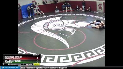 106 lbs Champ. Round 1 - Braiden Foster, Centennial vs Raymond Ortega, Deer Valley High School