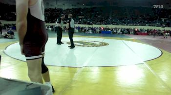 143 lbs Consi Of 16 #2 - Hayden Taylor, Hulbert High School vs Neely Ward, Blackwell