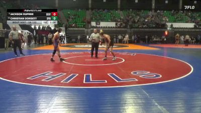 5A 132 lbs Champ. Round 1 - Christian Dorsett, Springville vs Jackson Dupree, Scottsboro