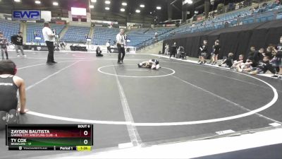 64 lbs Round 2 (10 Team) - Ty Cox, Brawlers vs Zayden Bautista, Garden City Wrestling Club