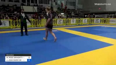 MARGARET ROSE GRINDATTI vs JUDITH JOAN MARIE GOMES 2021 Pan IBJJF Jiu-Jitsu No-Gi Championship