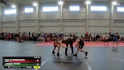 100 lbs Round 2 (8 Team) - Jack Stonebreaker, CRWC vs Landon Moore, 84 Athletes