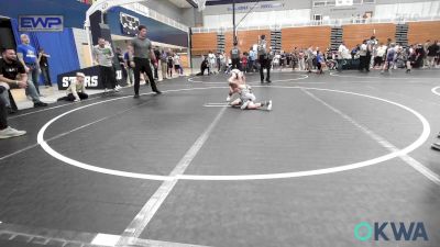 52-55 lbs Quarterfinal - Harper Harris, Shelton Wrestling Academy vs Hayes McCarthy, Husky Wrestling Club