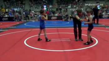 67 lbs Round Of 16 - James Rusher, Barrett Mountain Wrestling Club vs Christian Garcia., Checotah Matcats