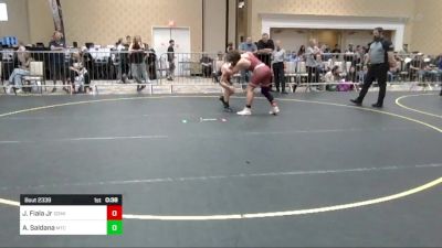 138 lbs Consi Of 64 #2 - Jason Fiala Jr, Dominator WC vs Anthony Saldana, Mtc