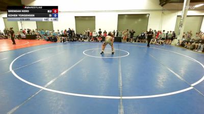 175 lbs Brendan Kero, Michigan Blue vs Kohen Yorgensen, California