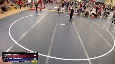 138 lbs Cons. Round 2 - Connor Zirbes, MN vs Clinton VerHeecke, IL