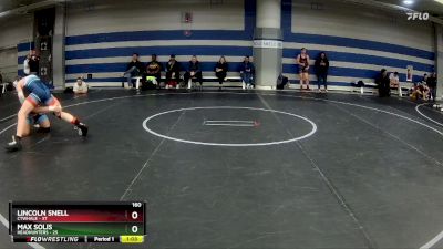 160 lbs Round 7 (8 Team) - Lincoln Snell, CTWHALE vs Max Solis, Headhunters