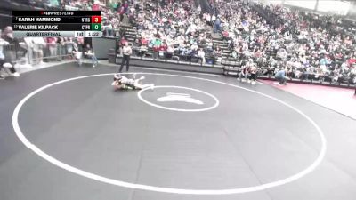 5A 100 lbs Quarterfinal - Sarah Hammond, Northridge vs Valerie Kilpack, Cyprus