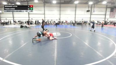 127 lbs Round Of 16 - Benjamin Layne, FL vs Tyson Jones, CA