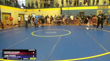 67 lbs Semifinal - Hayden Soloman, Wichita Training Center vs Lane Faunce, Kansas City Training Center