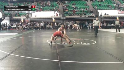 7A 132 lbs 3rd Place Match - John David Shattuck, Grissom Hs vs Brady Walsh, Thompson HS