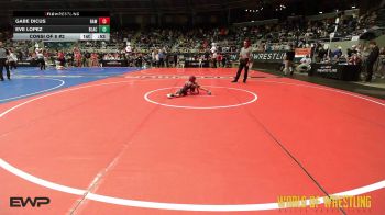 37 lbs Consi Of 8 #2 - Gabe Dicus, Raw Wrestling Club vs Eve Lopez, Black Fox Academy