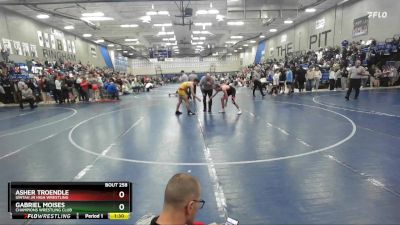 125 lbs Semifinal - Asher Troendle, Uintah Jr High Wrestling vs Gabriel Moises, Champions Wrestling Club