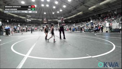55 lbs Consi Of 8 #2 - Messiah Gonzalez, Shelton Wrestling Academy vs Adam Highers, Broken Arrow Wrestling Club