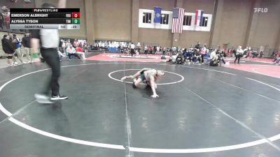 105B Semifinal - Emerson Albright, Frontenac vs Alyssa Tyson, Timberland
