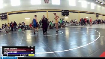 182 lbs Cons. Semi - James Hastings, Terre Haute Northside Wrestling Club vs Nathan Shafer, Indiana