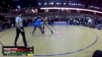 190 lbs Semifinal - Diamond Young, Cleveland vs Mallory Ladd, Enterprise