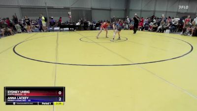 110 lbs Placement Matches (16 Team) - Sydney Uhrig, South Dakota vs Anna Lackey, Pennsylvania Red
