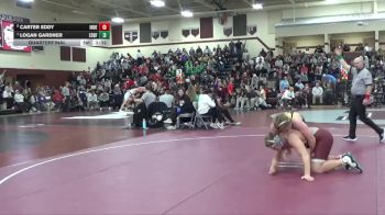 215 lbs Quarterfinal - Logan Gardner, Eddyville-Blakesburg-Fremont vs Carter Eddy, Independence
