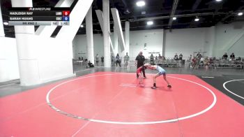 80 lbs Rr Rnd 2 - Hadleigh Ray, Lawrence Elite vs Sarah Huang, Chatfield Youth