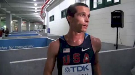 Billy Nelson after not making it thru steeple prelims at Daegu 2011 World Championships