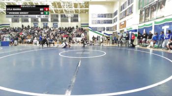 142 lbs Champ. Round 1 - Lyla Ibarra, Mater Dei Catholic vs Vivienne Wright, Mira Mesa