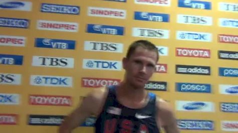 Ben Bruce after Steeple prelim Daegu 2011 World Championships