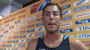 Dan Huling after prelim on the state of Steeple chase Daegu 2011 World Championships