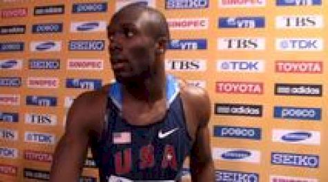 Lashawn Merritt sub-44 and top seed into 400 finals at Daegu 2011 World Championships