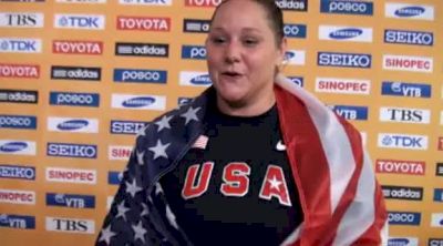 Jillian Camarena-Williams first American shot put medalist with Bronze at Daegu 2011 World Championships