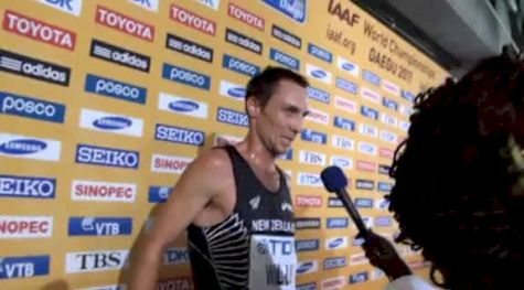 Nick Willis feeling good after qualifying to 1500m semis at Daegu 2011 Track World Championships