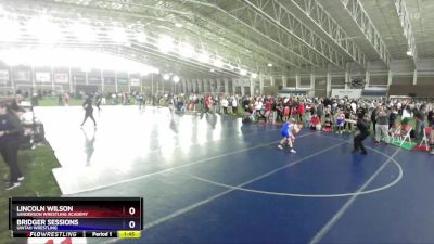 77 lbs 5th Place Match - Lincoln Wilson, Sanderson Wrestling Academy vs Bridger Sessions, Uintah Wrestling