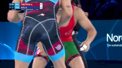 57 kg Final 3-5 - Aryan Tsiutryn, Belarus vs Suleyman Atli, Turkey