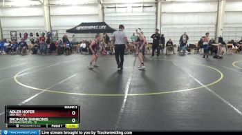 95 lbs Round 2 (4 Team) - Adler Hofer, Ares Red vs Bronson Shinkonis, Michigan Matcats