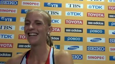 Hannah England into 1500m Finals at Daegu 2011 World Championships Day 4 Interviews