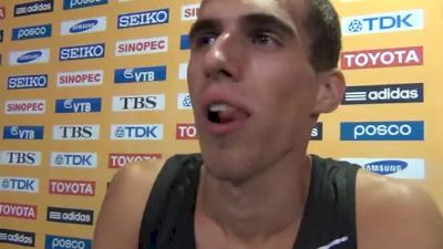 Jonathan Borlee Belgium 5th in 400 final at Daegu 2011 World Championships Day 4 Interviews