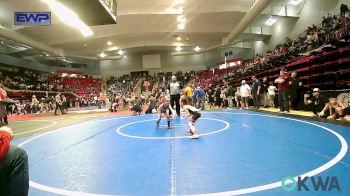 37-40 lbs Quarterfinal - Bradley Francis, Skiatook Youth Wrestling vs Kimber Russell, Salina Wrestling Club