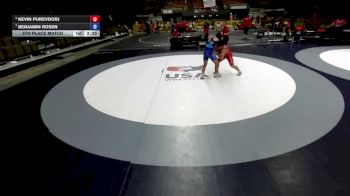 175 lbs 5th Place Match - Kevin Purevdorj vs Benjamin Rosen