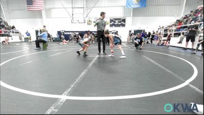 67-70 lbs Quarterfinal - William Moore-Woods, Division Bell Wrestling vs Maggie Conrad, Team Worx Wrestling Club