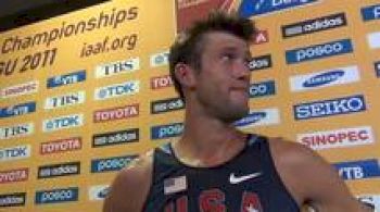 Andrew Wheating out of 5k final but looking up Daegu 2011 World Championships Day 4 Interviews