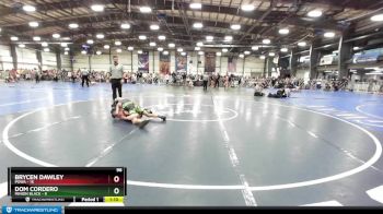 96 lbs Rd# 5- 3:45pm Friday Final Pool - Brycen Dawley, POWA vs Dom Cordero, Minion Black