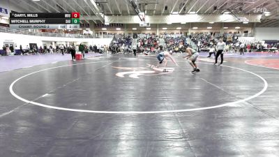 141 lbs Champ. Round 2 - Daryl Mills, Missouri Baptist University vs Mitchell Murphy, St. Ambrose University