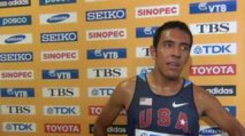 Leo Manzano edges into 1500 semi Daegu 2011 World Championships Day 4 Interviews