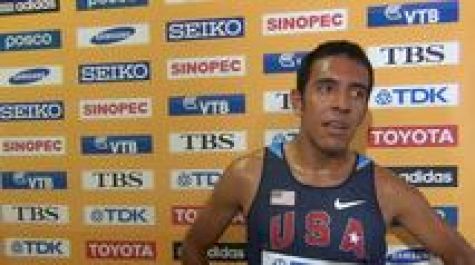 Leo Manzano edges into 1500 semi Daegu 2011 World Championships Day 4 Interviews