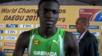 Kirani James] 18 year old world champ for 400m 44.60 at Daegu 2011 World Championships