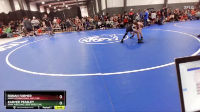 83 lbs Semifinal - Ronan Farmer, Askeo International Mat Club vs Karver Peasley, Omak Wrecking Crew Wrestling