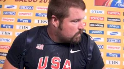 Christian Cantwell confident going into shot put finals at Daegu 2011 World Track Championships