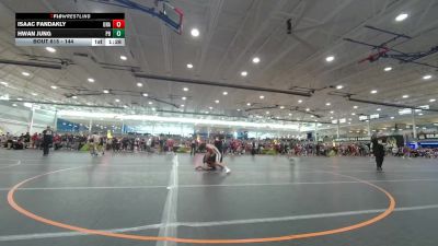 144 lbs Champ. Round 2 - Hwan Jung, Unattached vs Isaac Fandakly, Unattached