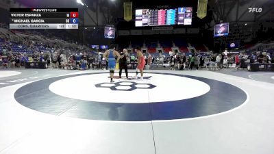 215 lbs Cons. Quarters - Victor Esparza, IA vs Michael Garcia, CO